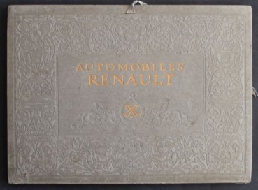 Renault Automobiles Modellprogramm 1911 Automobilprospekt-Mappe (8538)